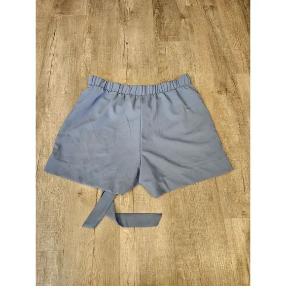 HAVE Los Angeles‎ Blue Shorts Size Large Bow Belt - Picture 3 of 3
